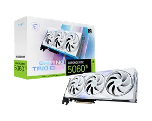GeForce RTX 5060 Ti 8G GAMING TRIO WHITE